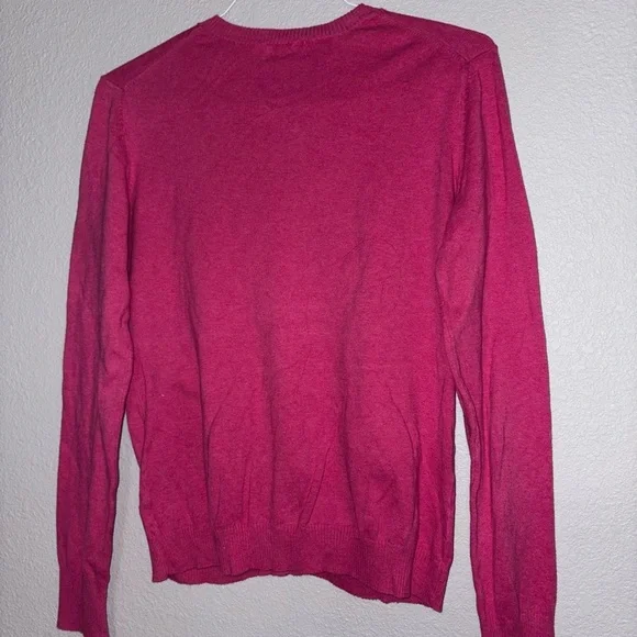 Cherokee Women's Pink Cardigan Sweater - Picture 2 of 3